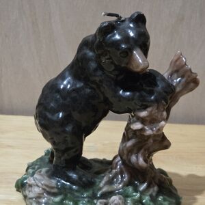 Black Bear Ceramic Figurine